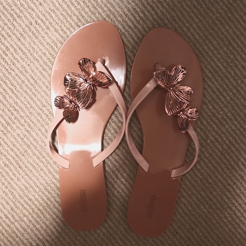 Melissa butterfly flip flop